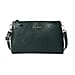 SENCILLEZ Genuine Leather Crossbody Bag with Shoulder Strap - Green