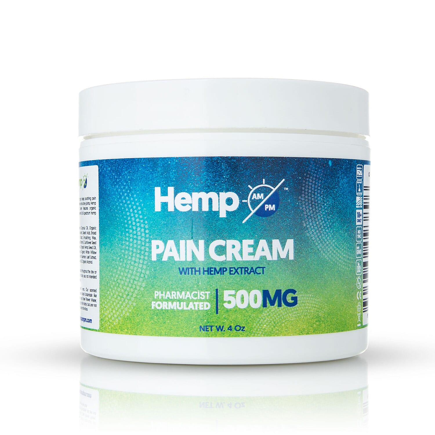 Hemp AM PM: Pain Relief Cream (500mg) - 118ml
