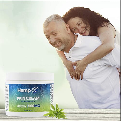 Hemp AM PM: Pain Relief Cream (500mg) - 118ml