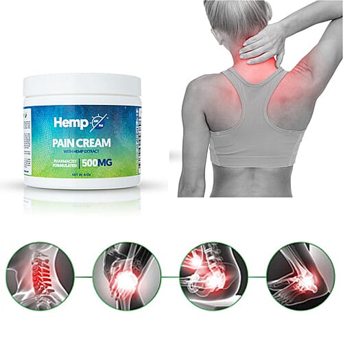 Hemp AM PM: Pain Relief Cream (500mg) - 118ml