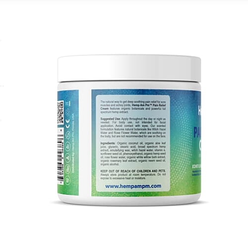 Hemp AM PM: Pain Relief Cream (500mg) - 118ml