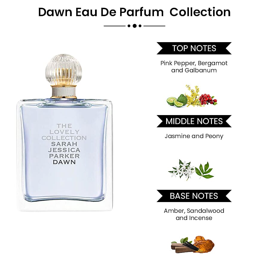 Sarah Jessica Parker: The Lovely Collection - Dawn Eau De Parfum - 100ml (With Free Dawn Body Lotion - 100ml)