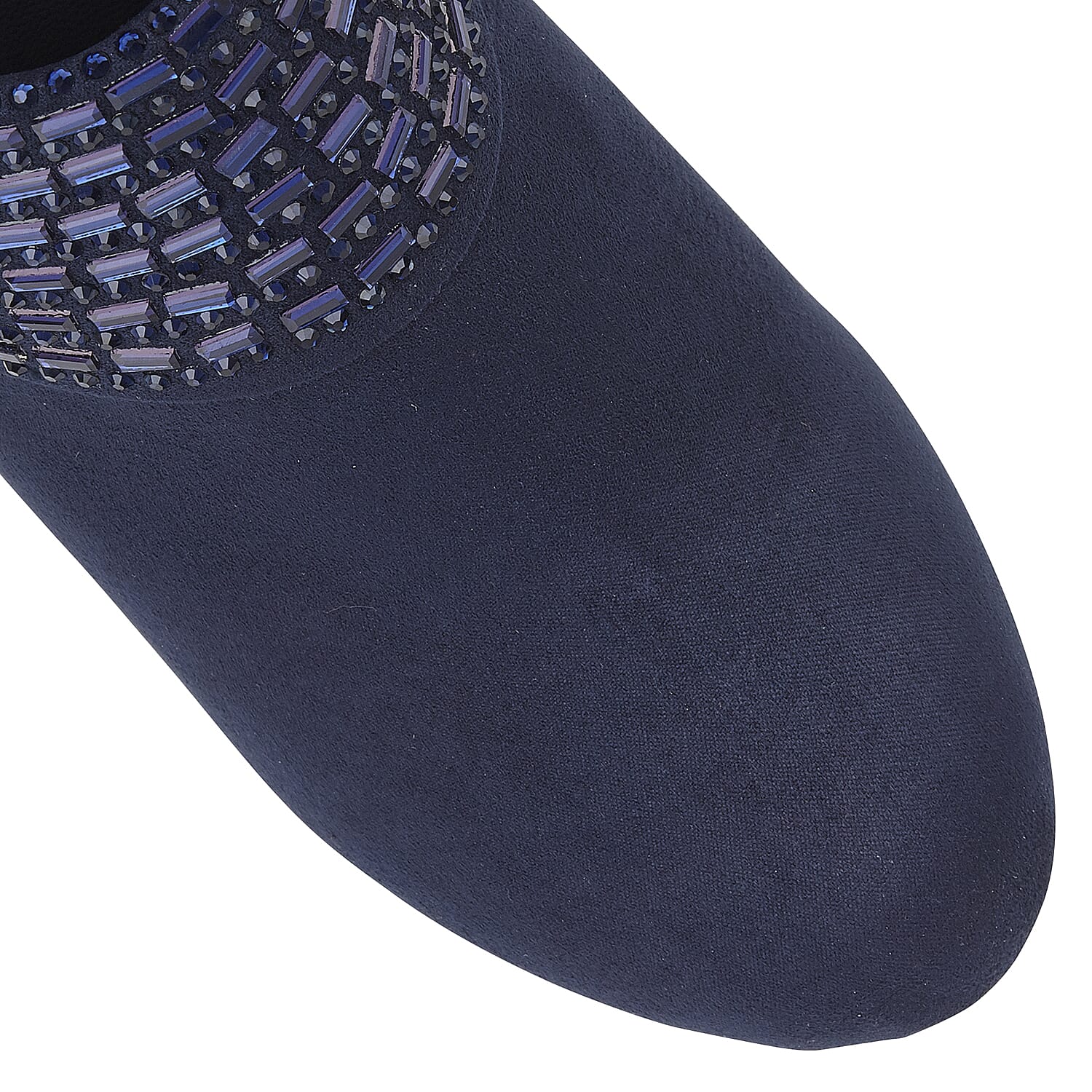 Lotus Ronna Zip-Up Heeled Shoe Boot (Size 4) - Navy