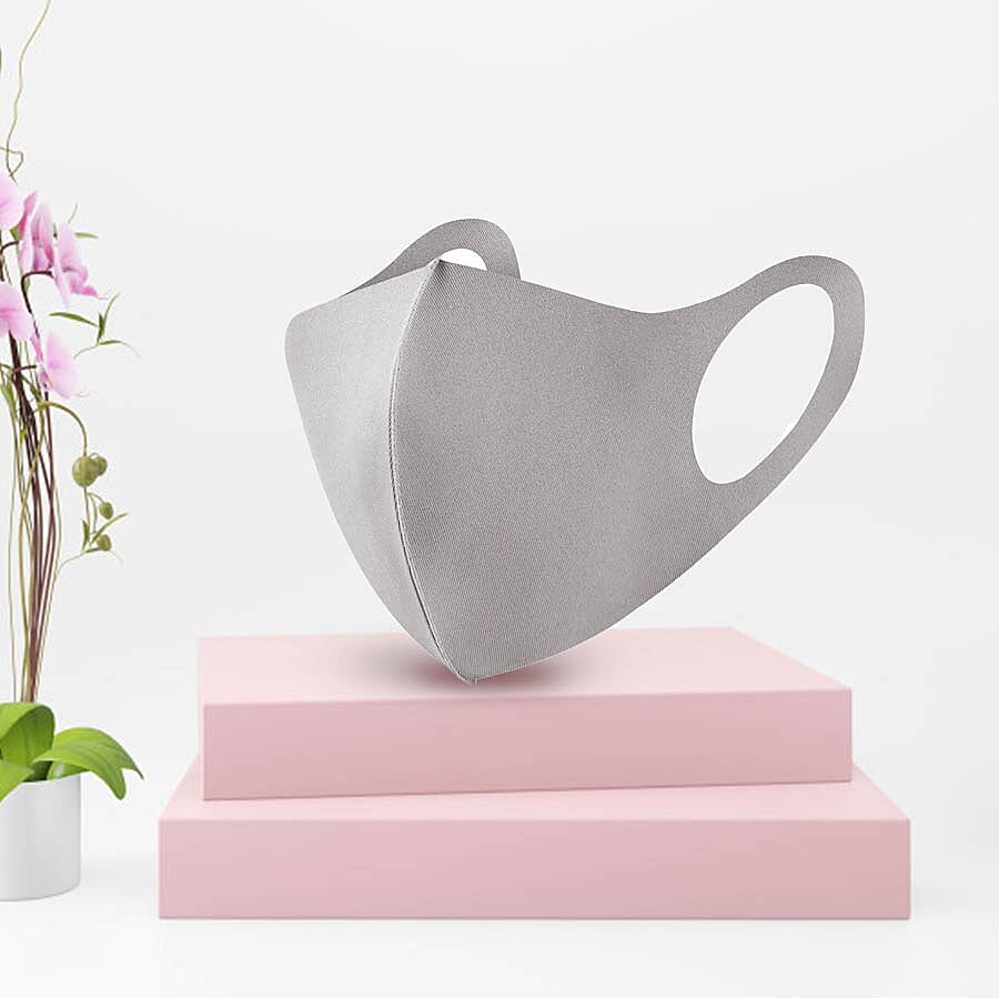 Reusable Washable Face Covering  - Grey