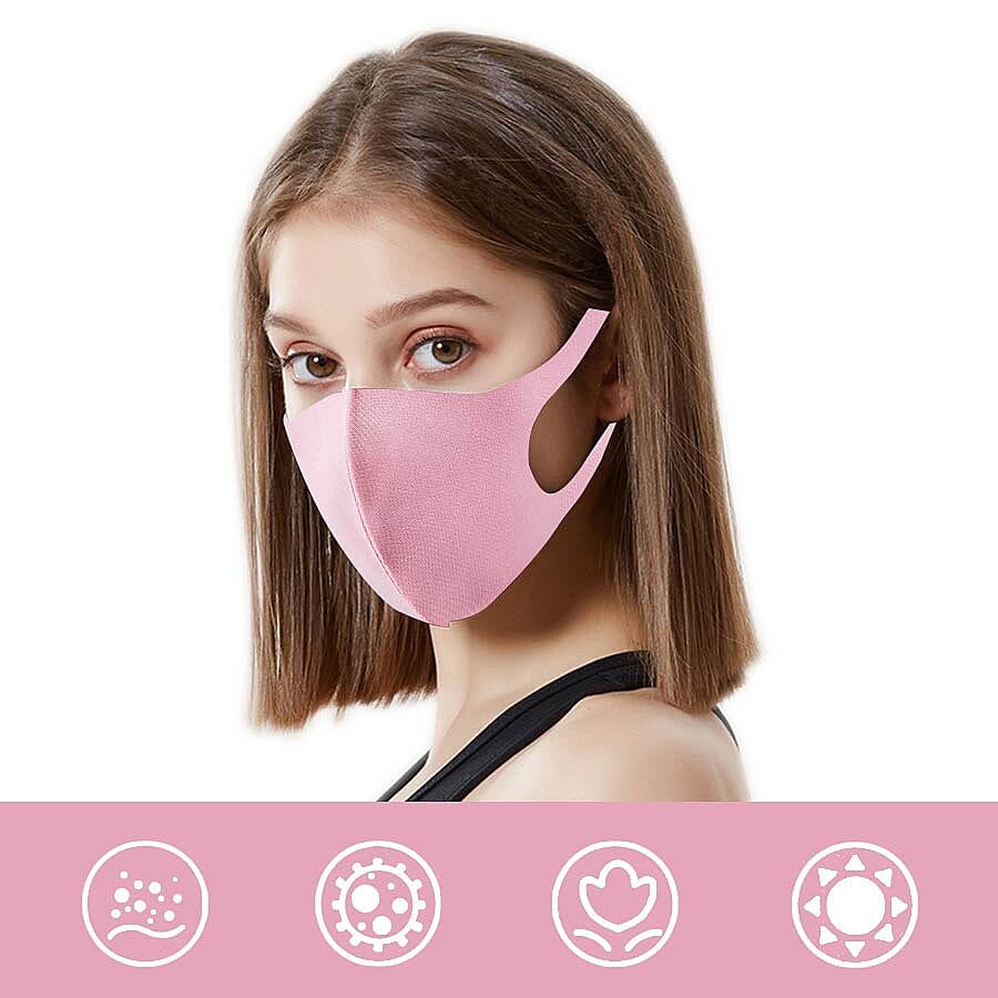 Reusable Washable Face Covering - Pink