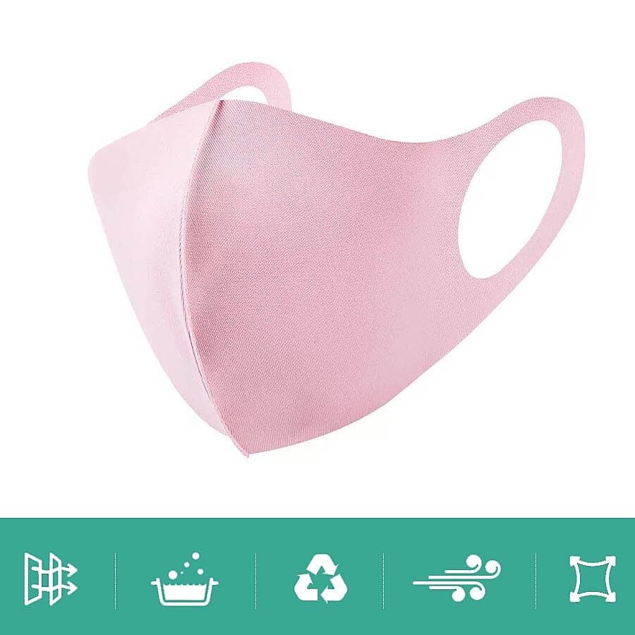 Reusable Washable Face Covering - Pink