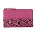 Hand Woven Macrame 100% Genuine Leather Clutch Wallet (Size 21x13cm) -  Congo Pink