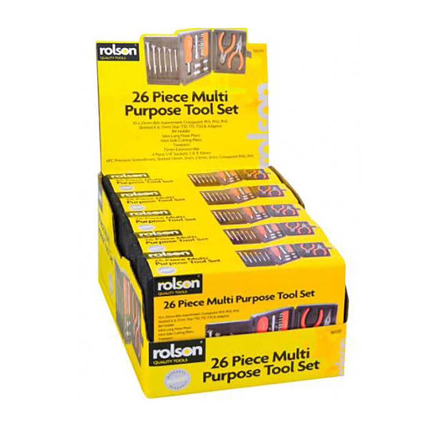 ROLSON 26 Piece Mini Tri-Fold Tool Kit