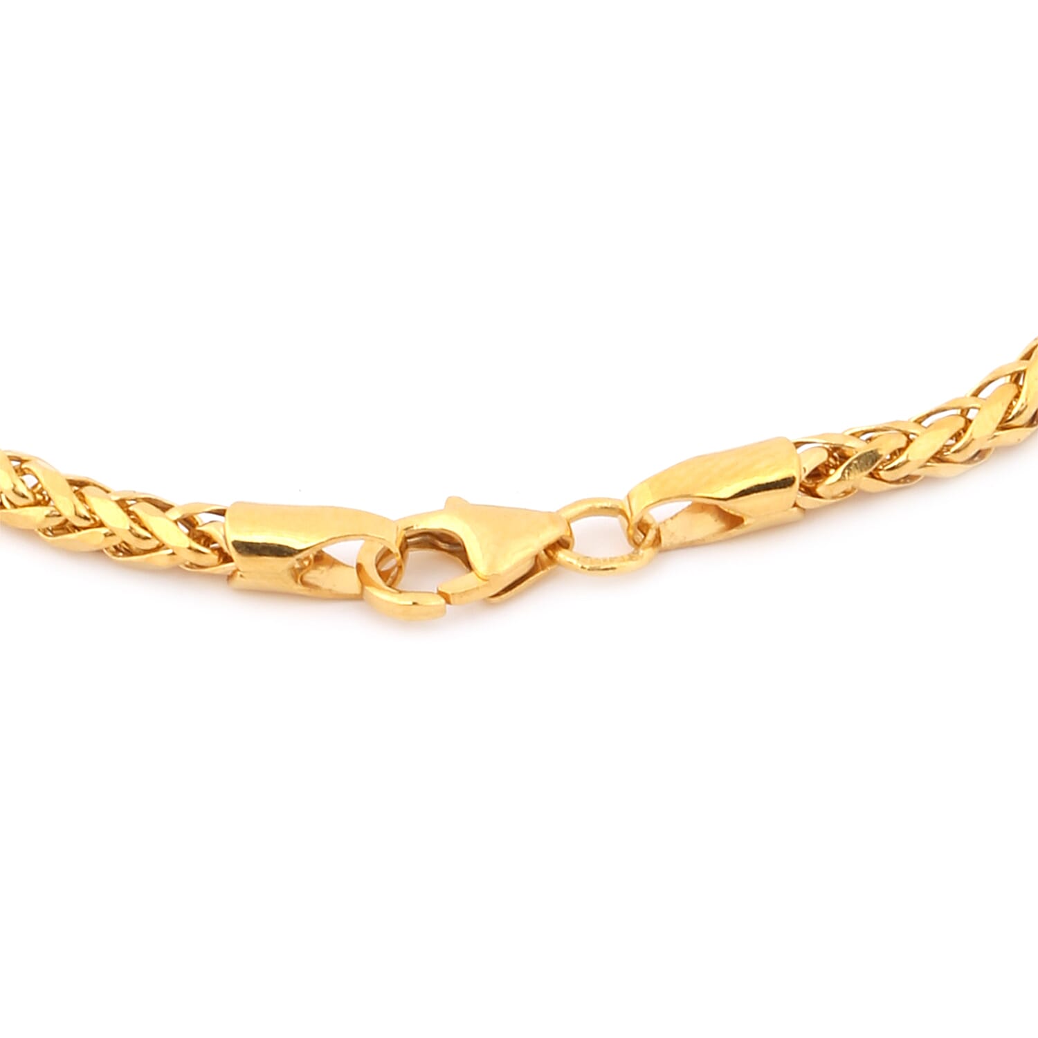 Italian Made - 22K Yellow Gold Spiga Bracelet (Size 7.5), Gold Wt. 3.64 Gms