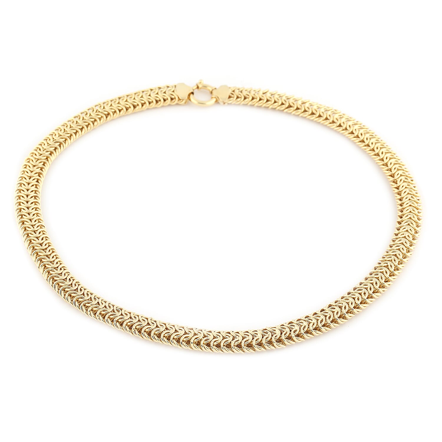 LIMITED EDITION - Italian Made - 9K Yellow Gold Collegamento Necklace (Size 20), Gold wt 37.07 Gms (Gold Wt 1.2 Troy Ounce)