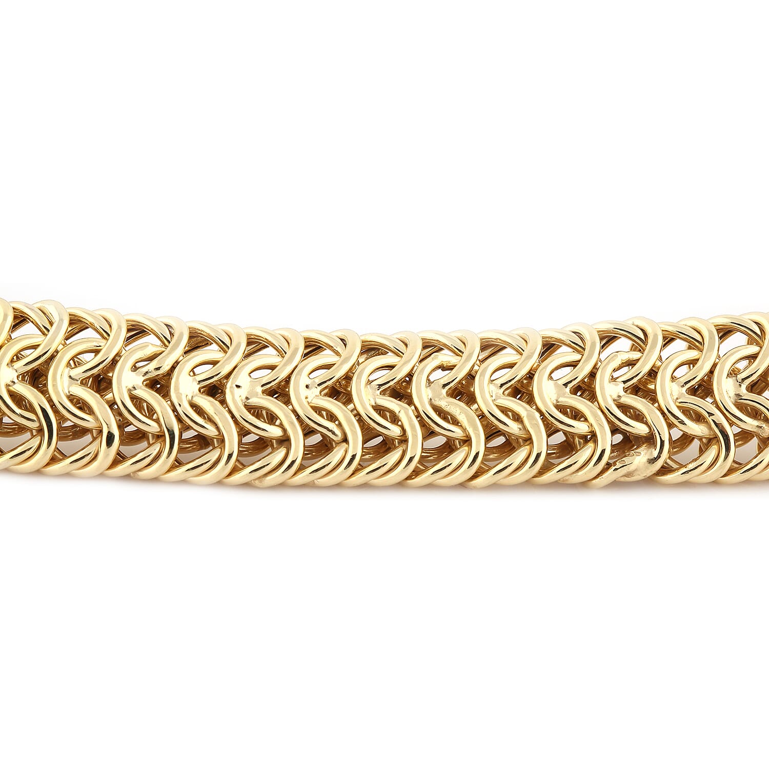 LIMITED EDITION - Italian Made - 9K Yellow Gold Collegamento Necklace (Size 20), Gold wt 37.07 Gms (Gold Wt 1.2 Troy Ounce)