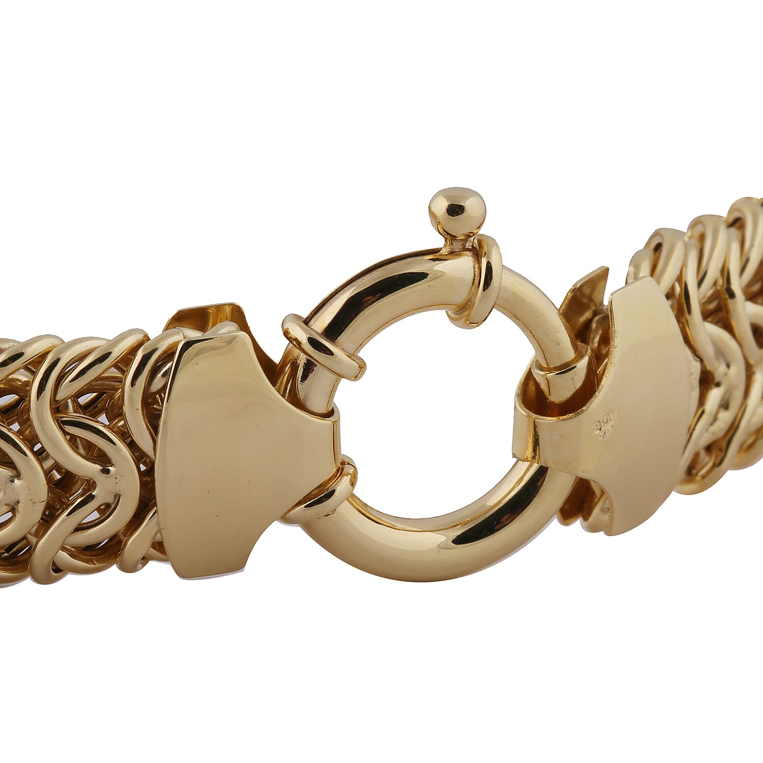 Italian Made - 9K Yellow Gold Collegamento Bracelet (Size 8.5inch), Gold wt. 17.47 Gms