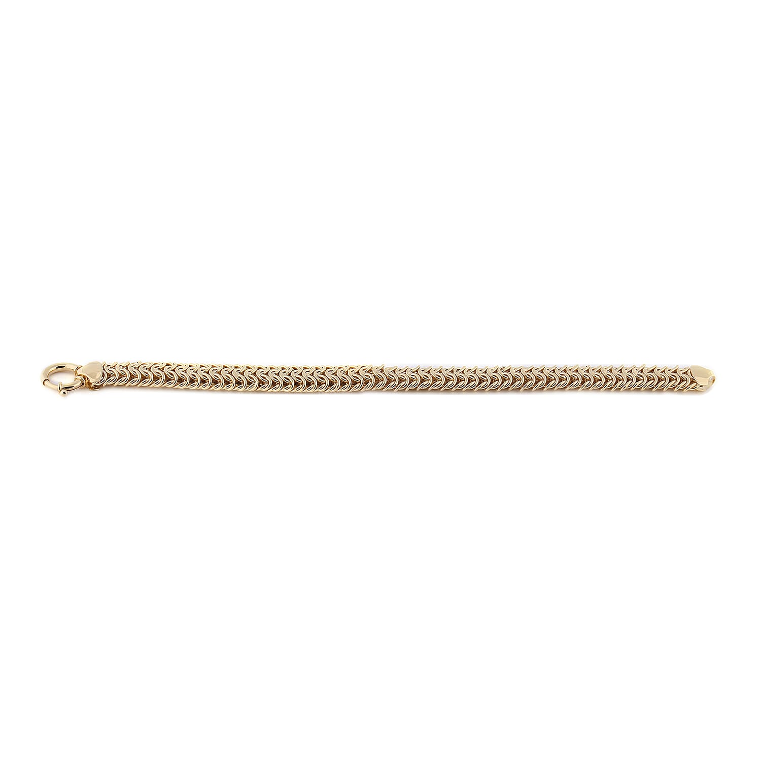 Italian Made - 9K Yellow Gold Collegamento Bracelet (Size 8.5inch), Gold wt. 17.47 Gms