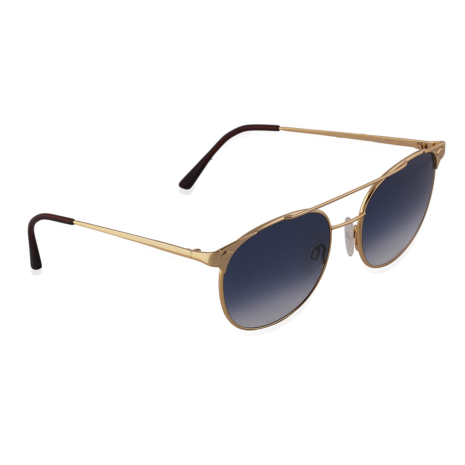 Gucci Unisex Round Sunglasses - Blue