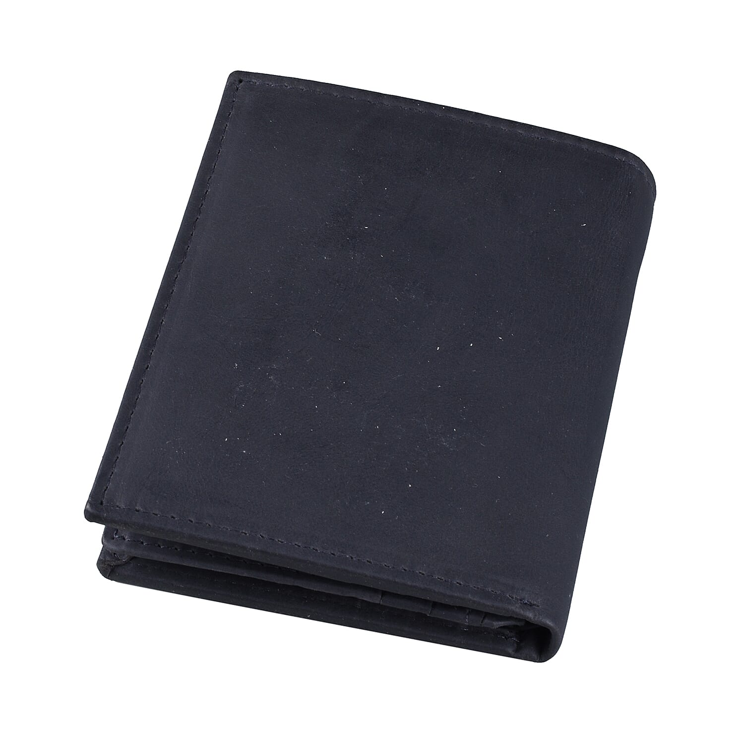 MCS Country Classics 100% Genuine Leather Wallet (10x9.5 Cm) - Dark Blue