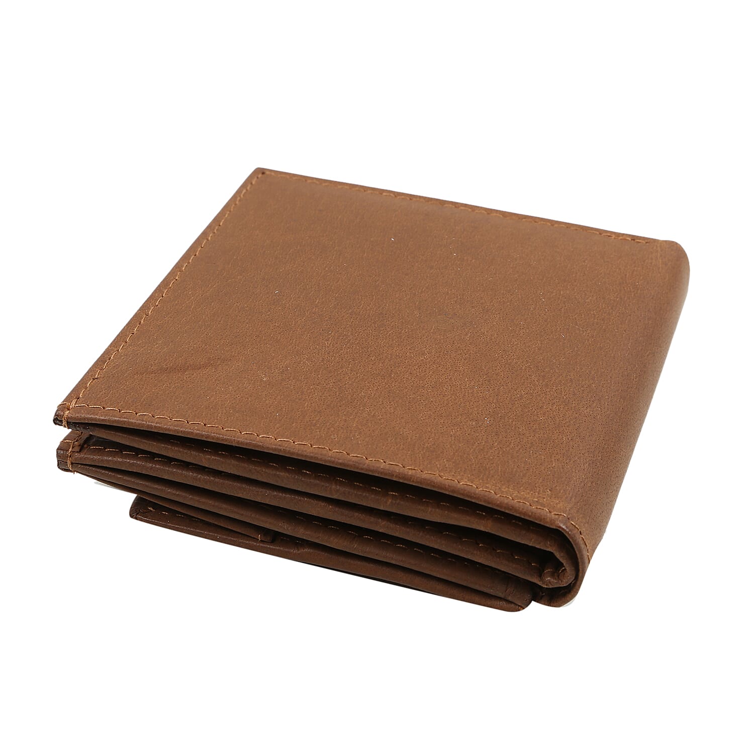 MCS Country Classics 100% Genuine Leather Wallet (9x10.5Cm) - Cognac Colour