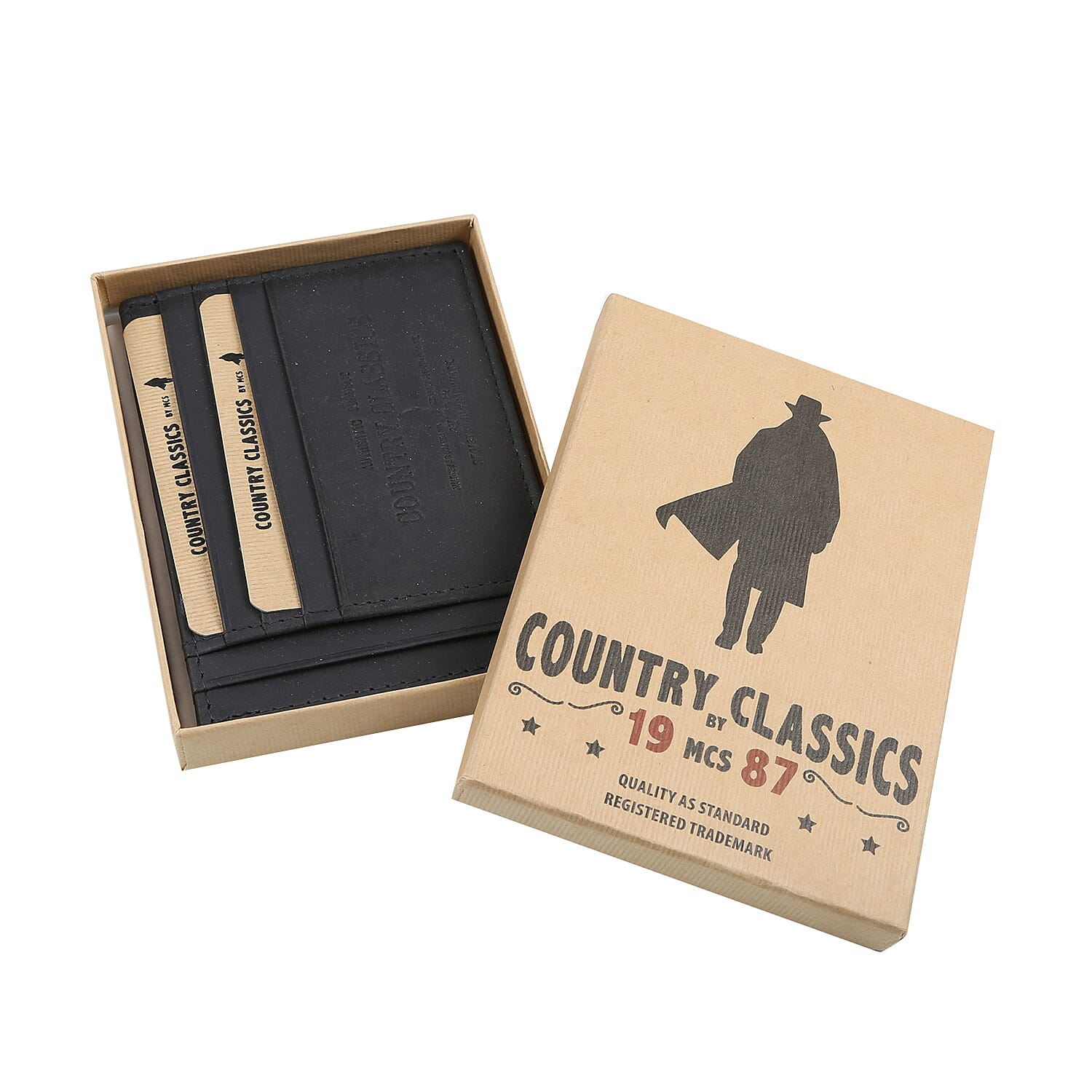 MCS Country Classics 100% Genuine Leather Wallet ( 11x7.5 Cm) - Dark Blue