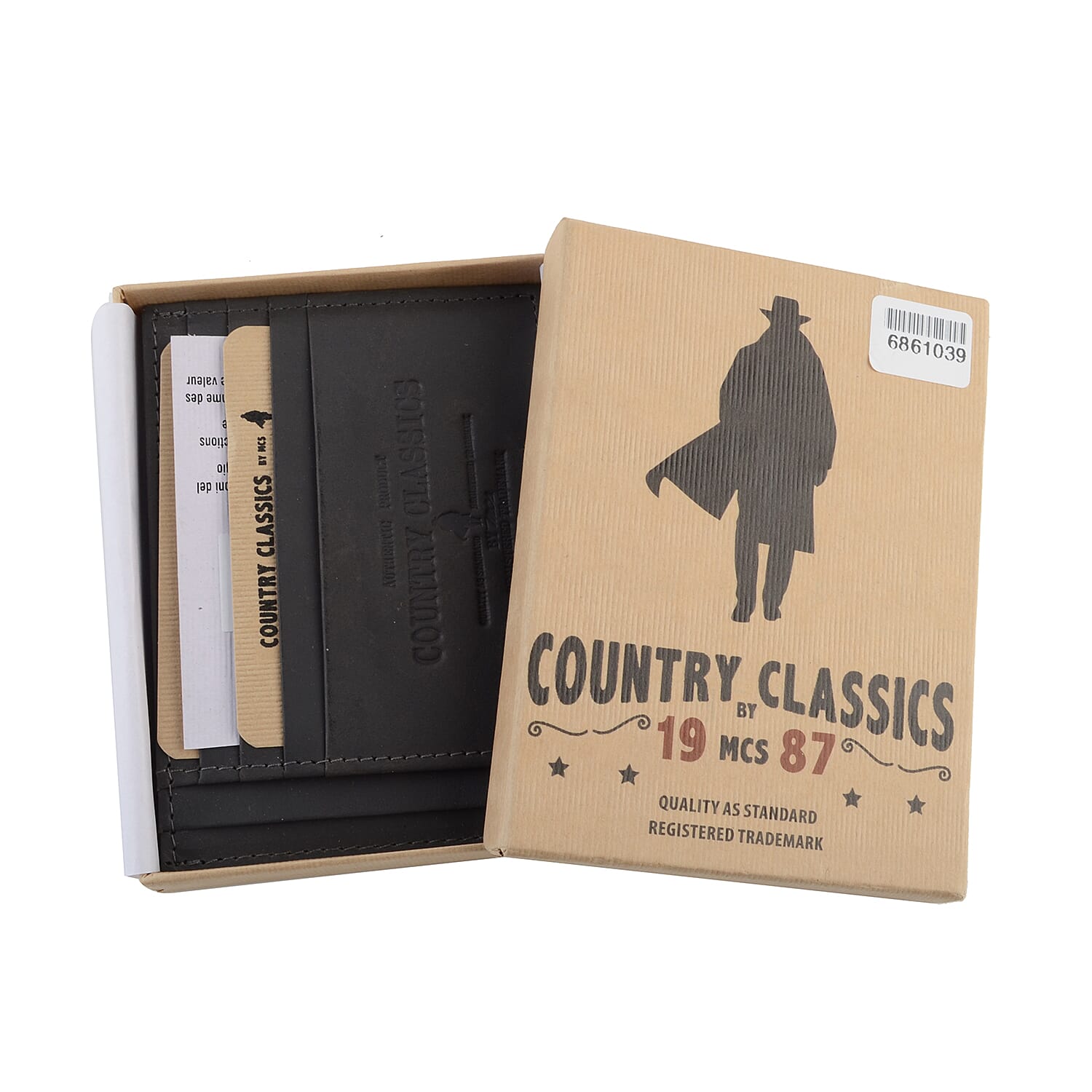 MCS Country Classics 100% Genuine Leather Wallet ( 11x7.5 Cm) - Dark Green