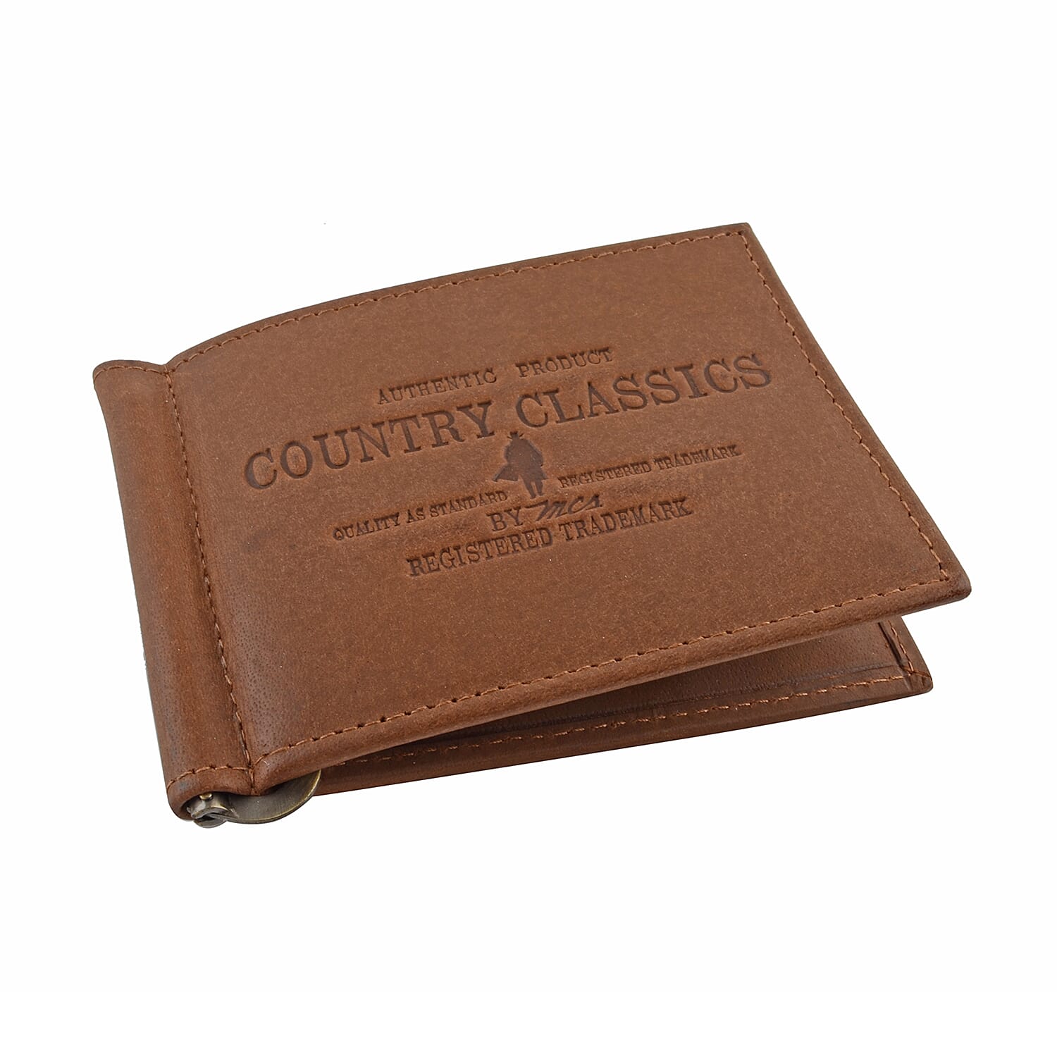 MCS Country Classics 100% Genuine Leather Wallet ( 11x8.5 Cm) - Cognac Colour