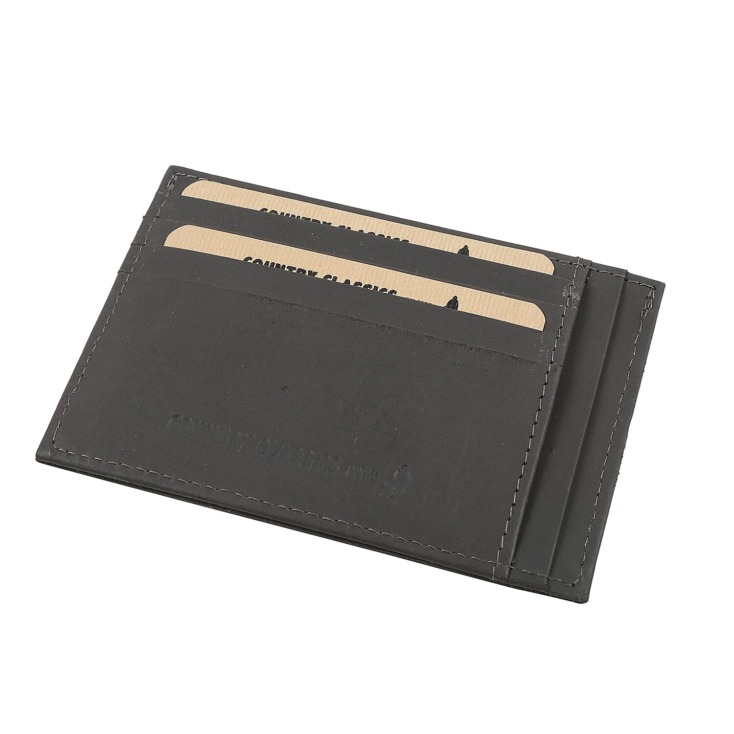 MCS Country Classics 100% Genuine Leather Wallet ( 13x9.5 Cm) - Dark Grey