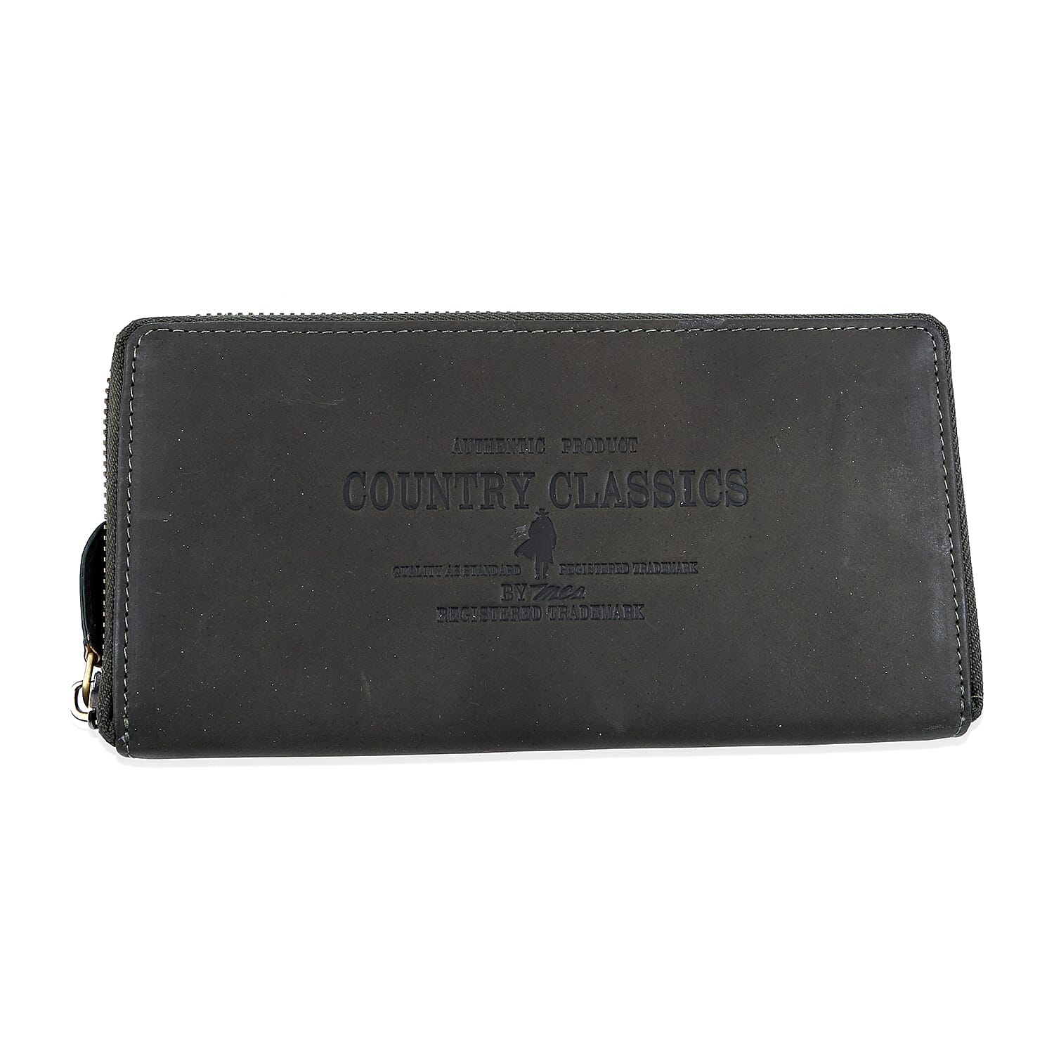 MCS Country Classics 100% Genuine Leather Wallet (20x10x2 Cm) - Dark Green