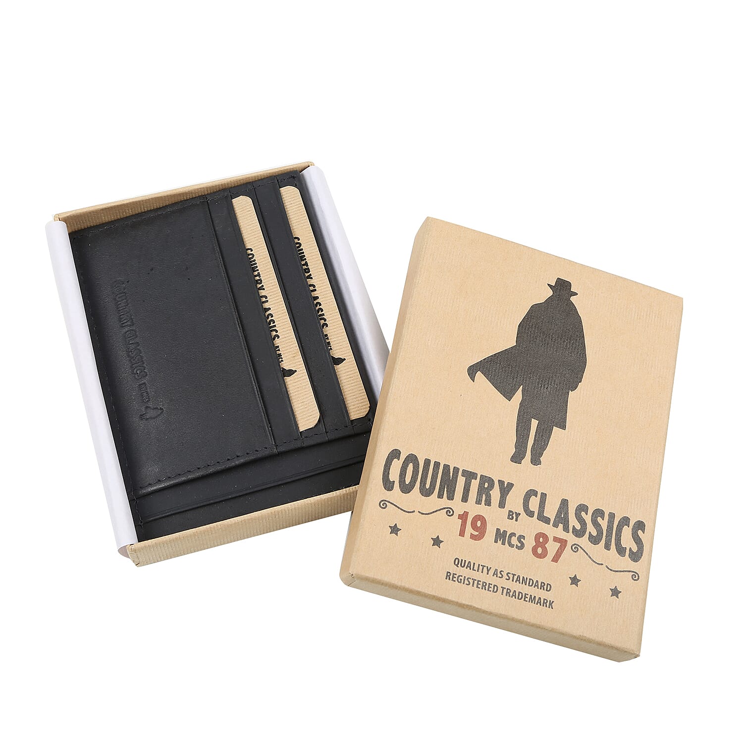 MCS Country Classics 100% Genuine Leather Wallet (8x11cm) - Dark Blue