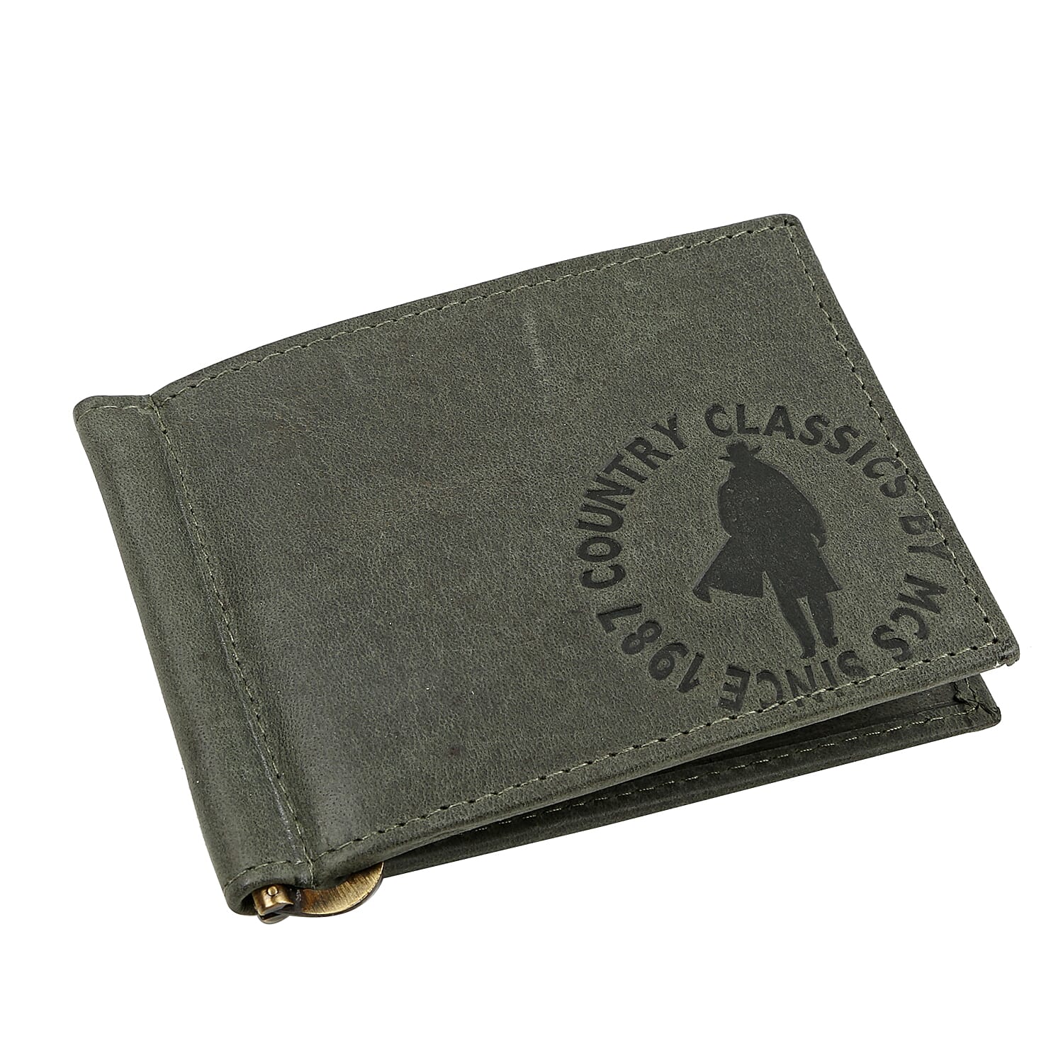 MCS Country Classics 100% Genuine Leather Wallet (8x11cm) - Dark Green