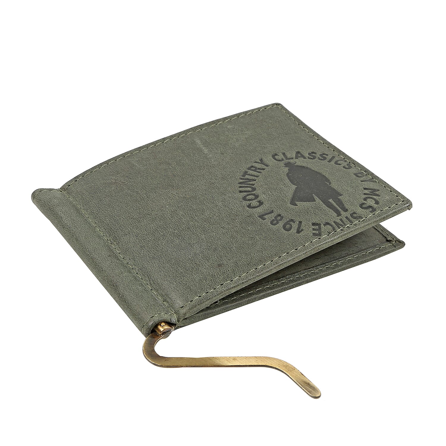 MCS Country Classics 100% Genuine Leather Wallet (8x11cm) - Dark Green