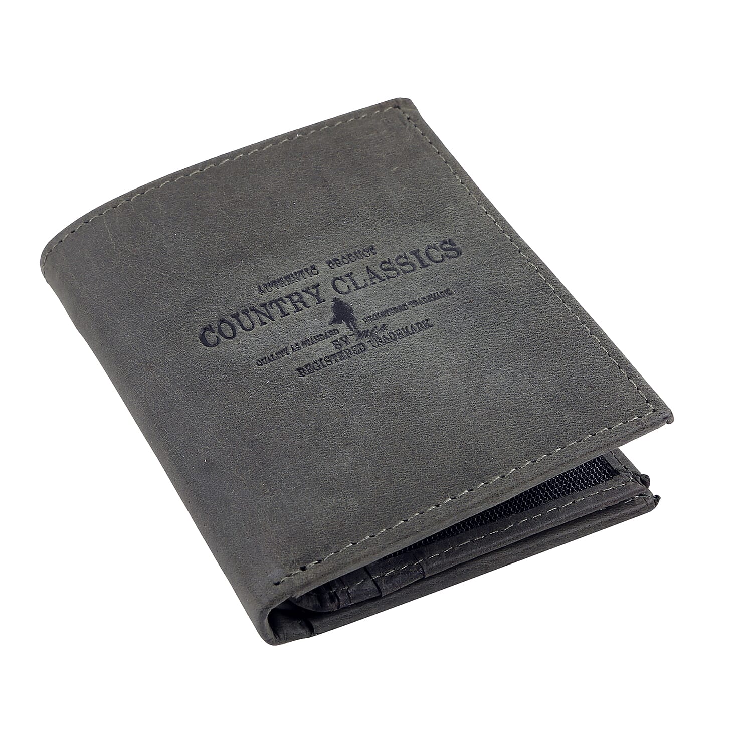 MCS Country Classics 100% Genuine Leather Wallet (9X10.5cm) - Dark Green