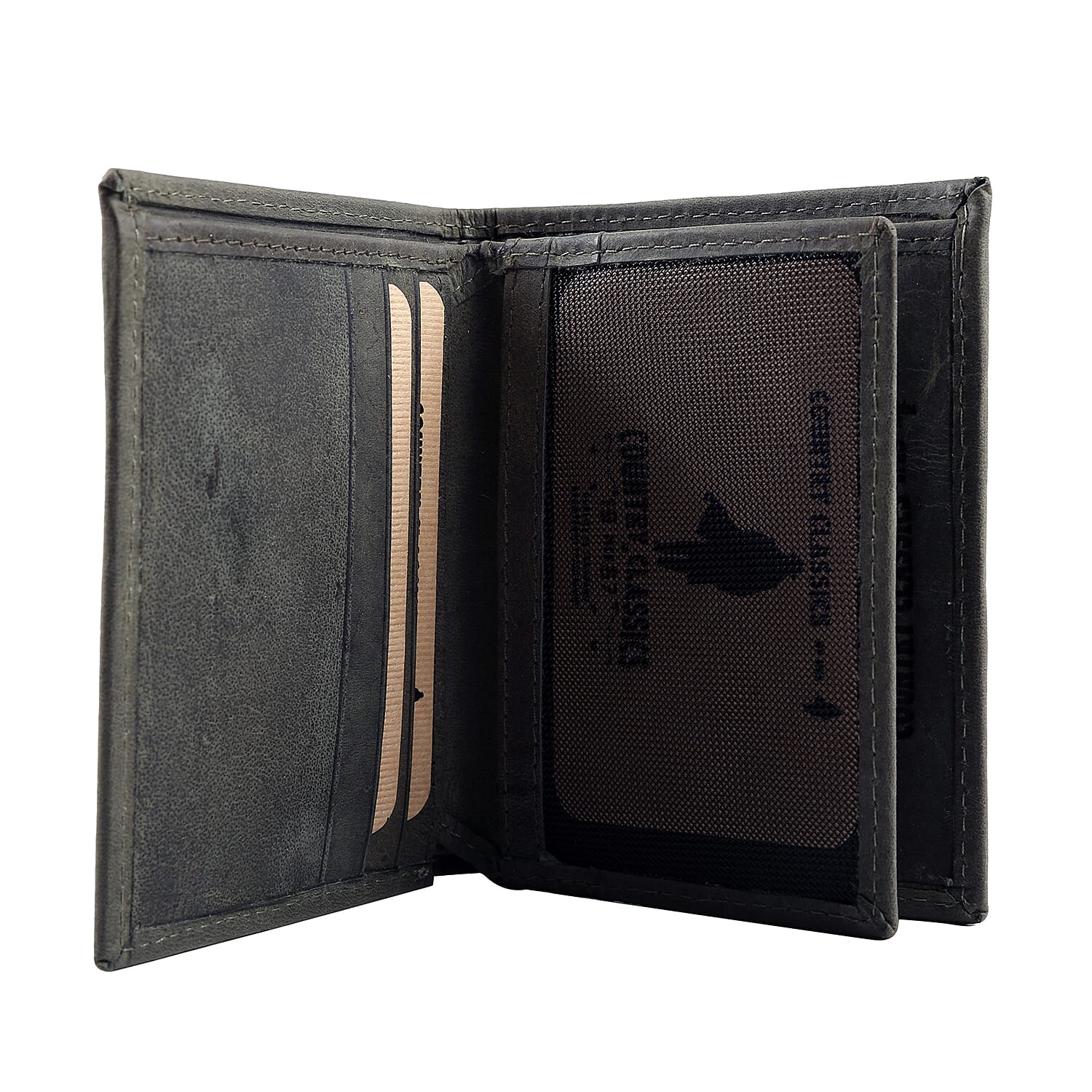 MCS Country Classics 100% Genuine Leather Wallet (9X10.5cm) - Dark Green