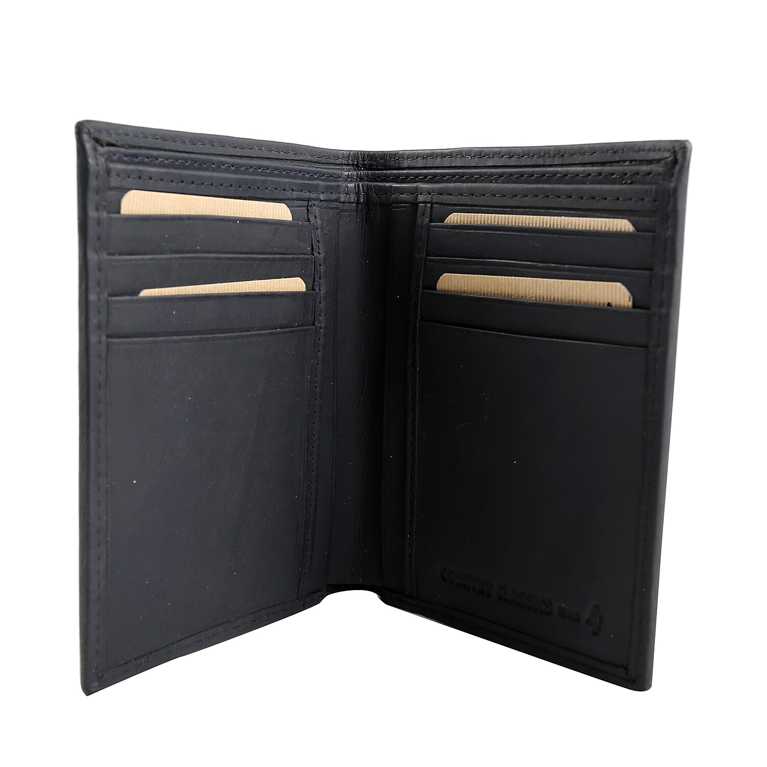 MCS Country Classics 100% Genuine Leather Wallet (Size 9x12 Cm) - Dark Blue