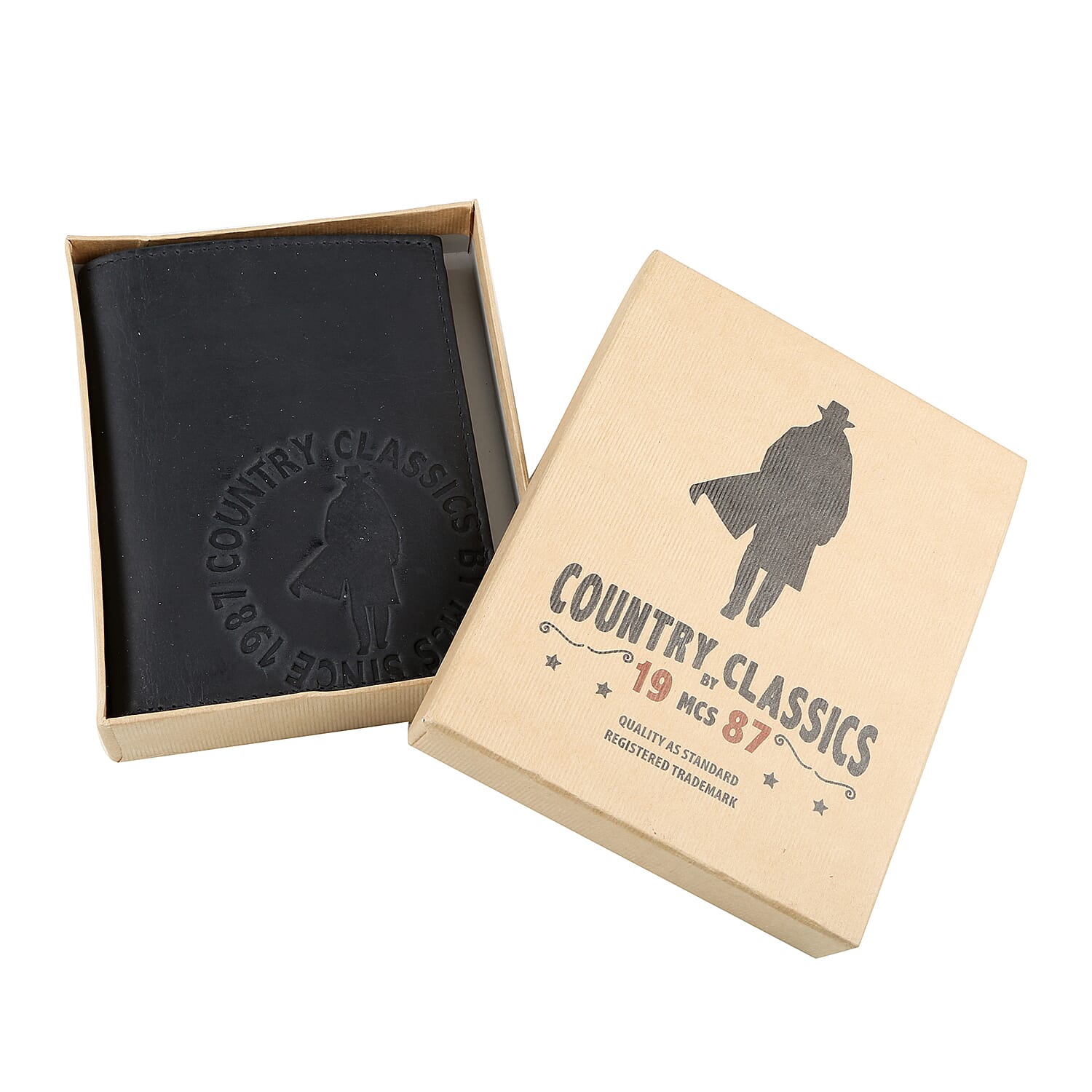 MCS Country Classics 100% Genuine Leather Wallet (Size 9x12 Cm) - Dark Blue