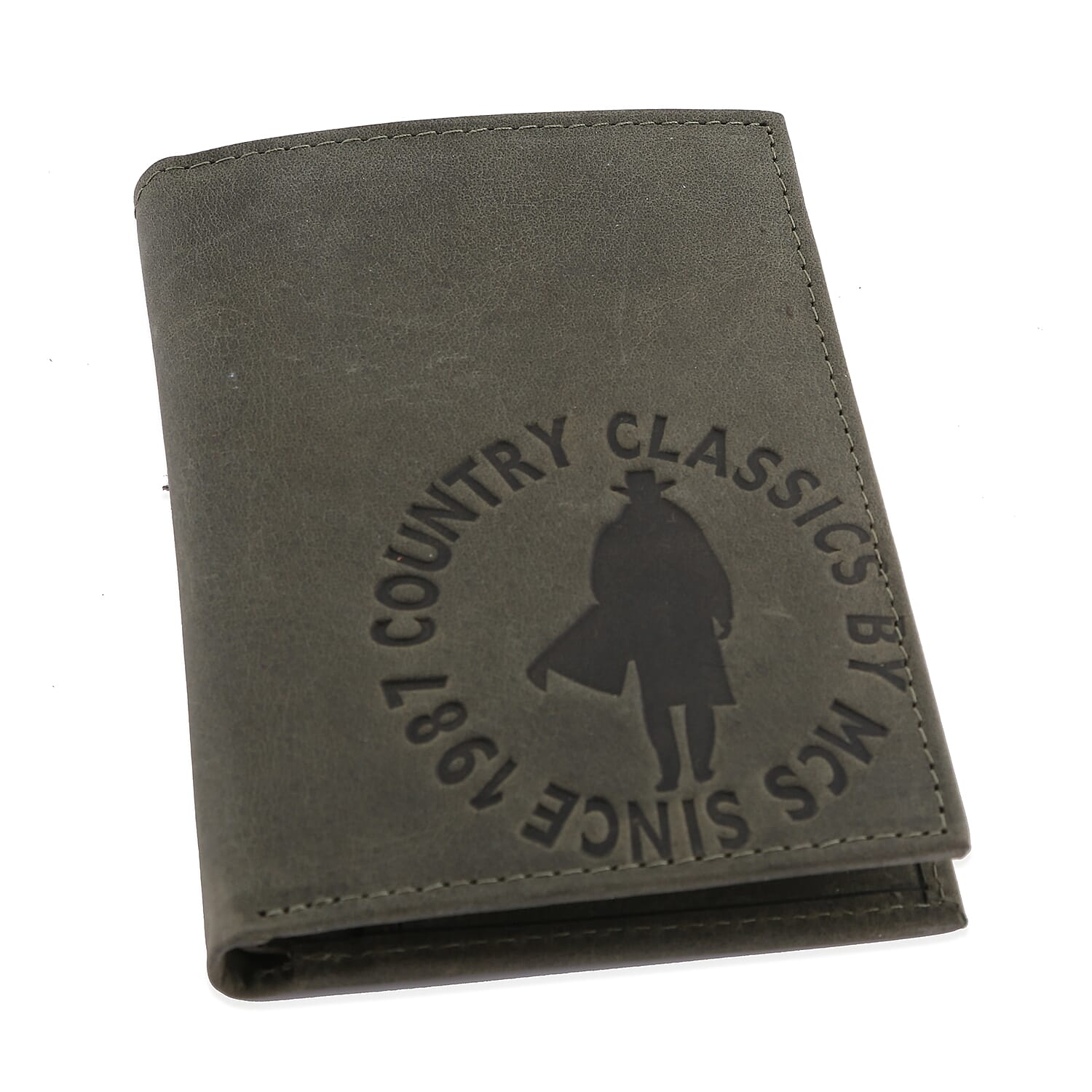 MCS Country Classics 100% Genuine Leather Wallet (Size 9x12 Cm) - Dark Green