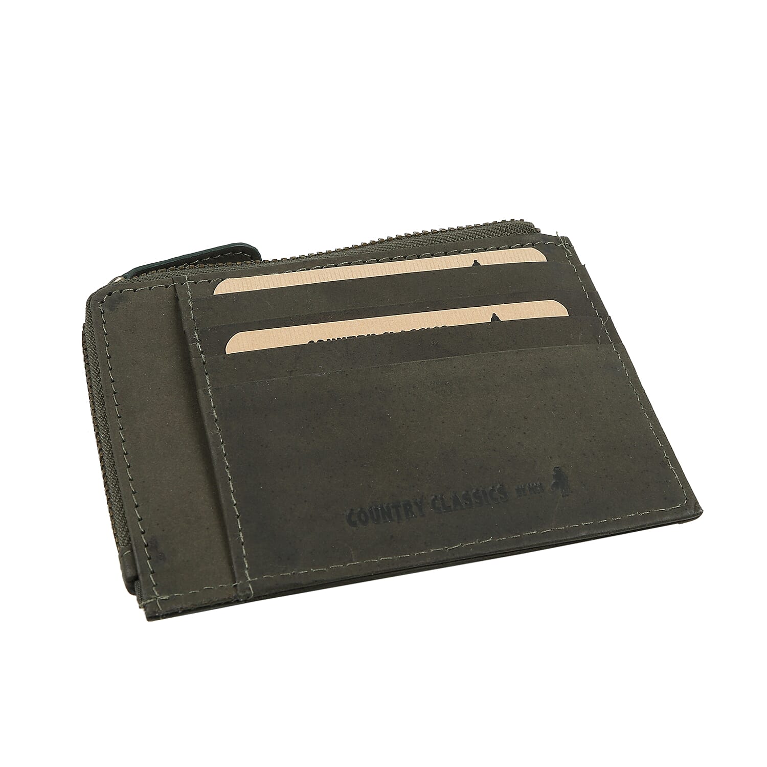 MCS Country Classics 100% Genuine Leather Wallet ( 9x12.5 Cm) - Dark Green