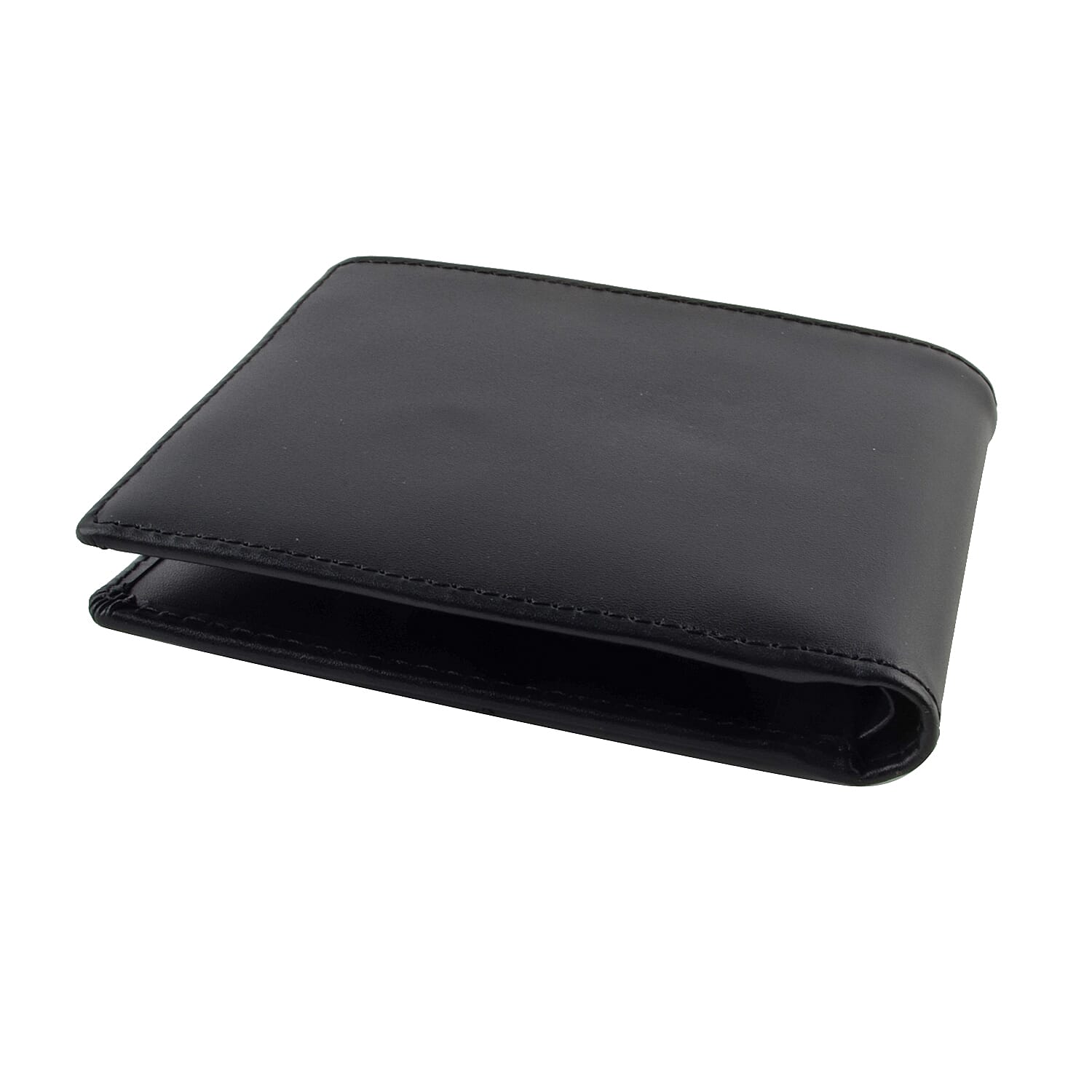 CERRUTI 1881 - 100% Genuine Leather Wallet Size (11.5x9.5 Cm) - Black