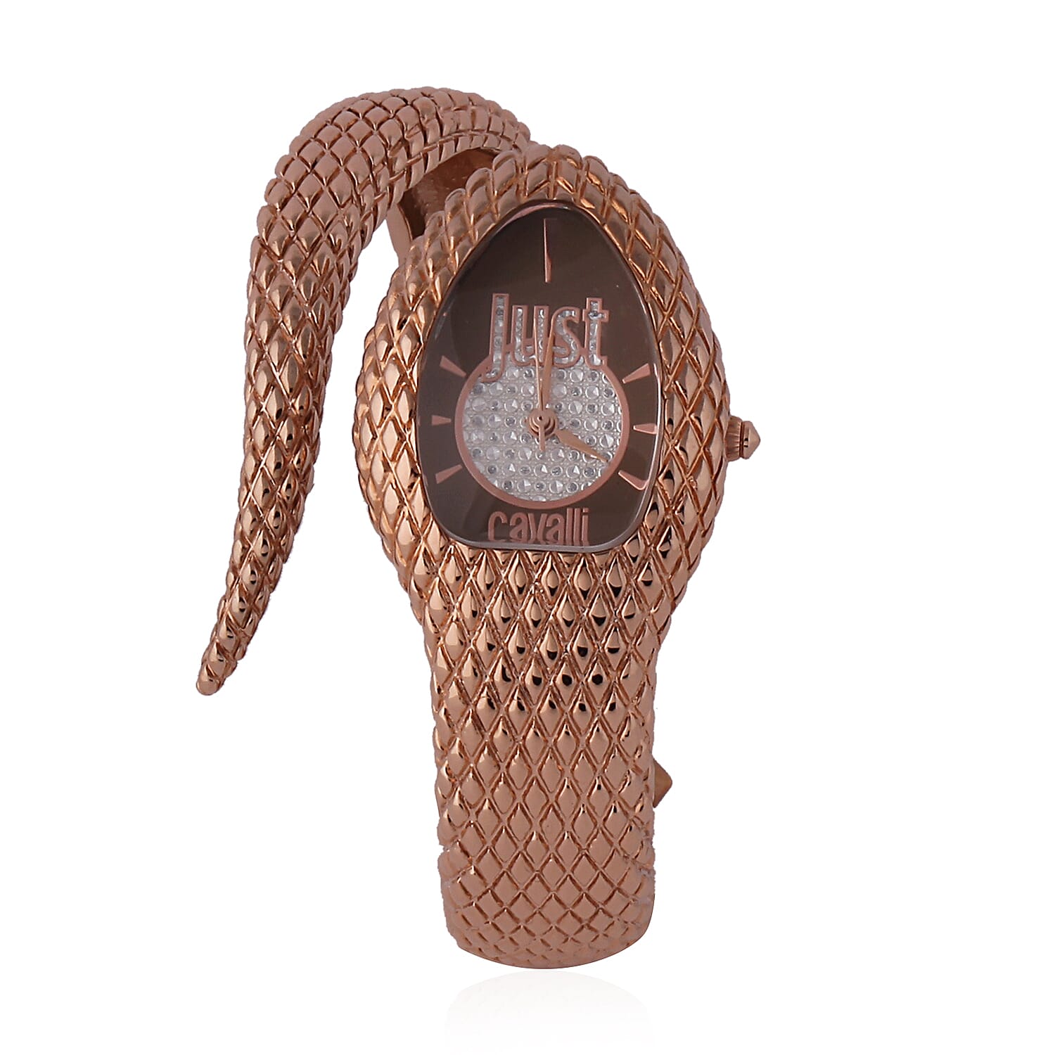 Close Out Deal- JUST CAVALLI: Swiss Movement Dial Watch  - Rose Gold