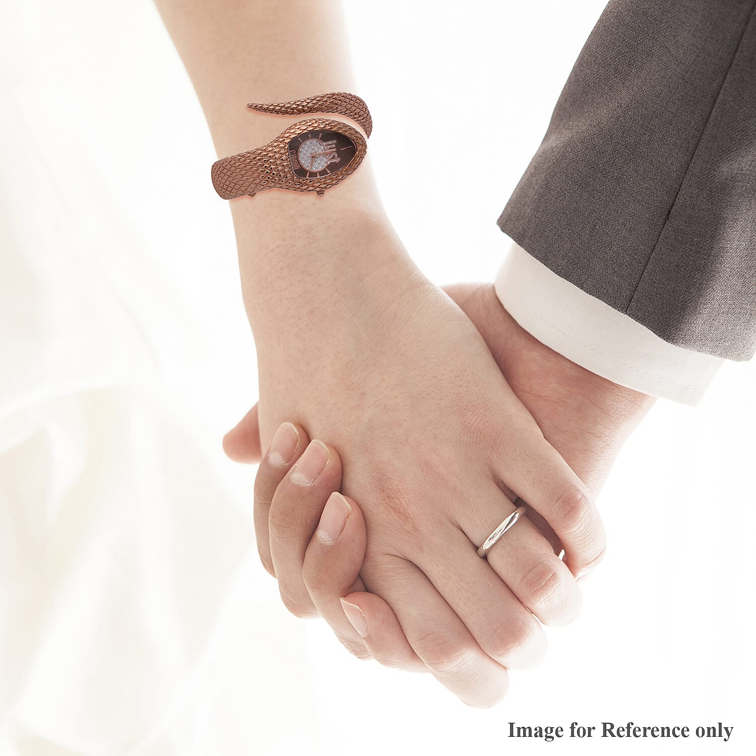 Close Out Deal- JUST CAVALLI: Swiss Movement Dial Watch  - Rose Gold