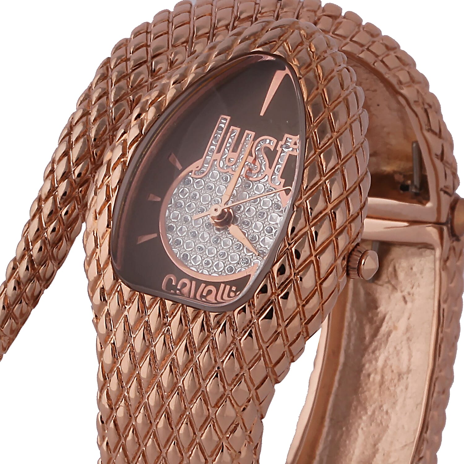 Close Out Deal- JUST CAVALLI: Swiss Movement Dial Watch  - Rose Gold