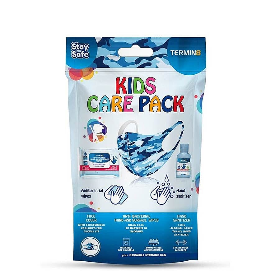 Termin8 Reusable Protective Kids Care Pack - Blue