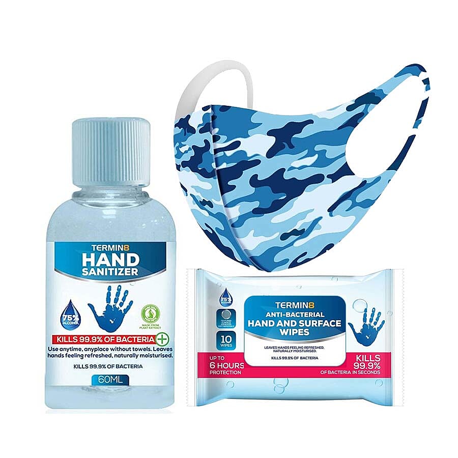 Termin8 Reusable Protective Kids Care Pack - Blue