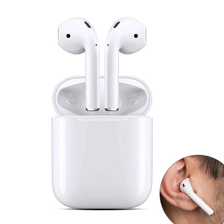 Close Out Deals True Wireless Stereo Earpods with USB Cable and Charging  Case White Colour