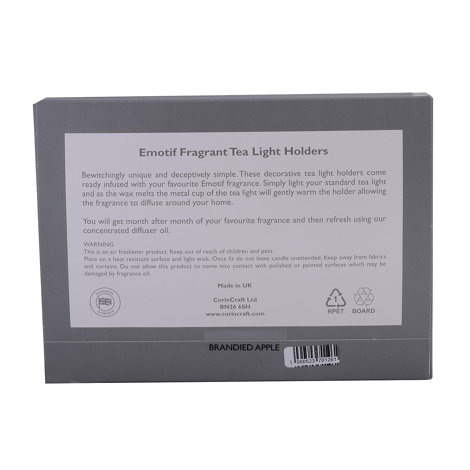 6 Pcs Tea Light Holders - Brandied Apple