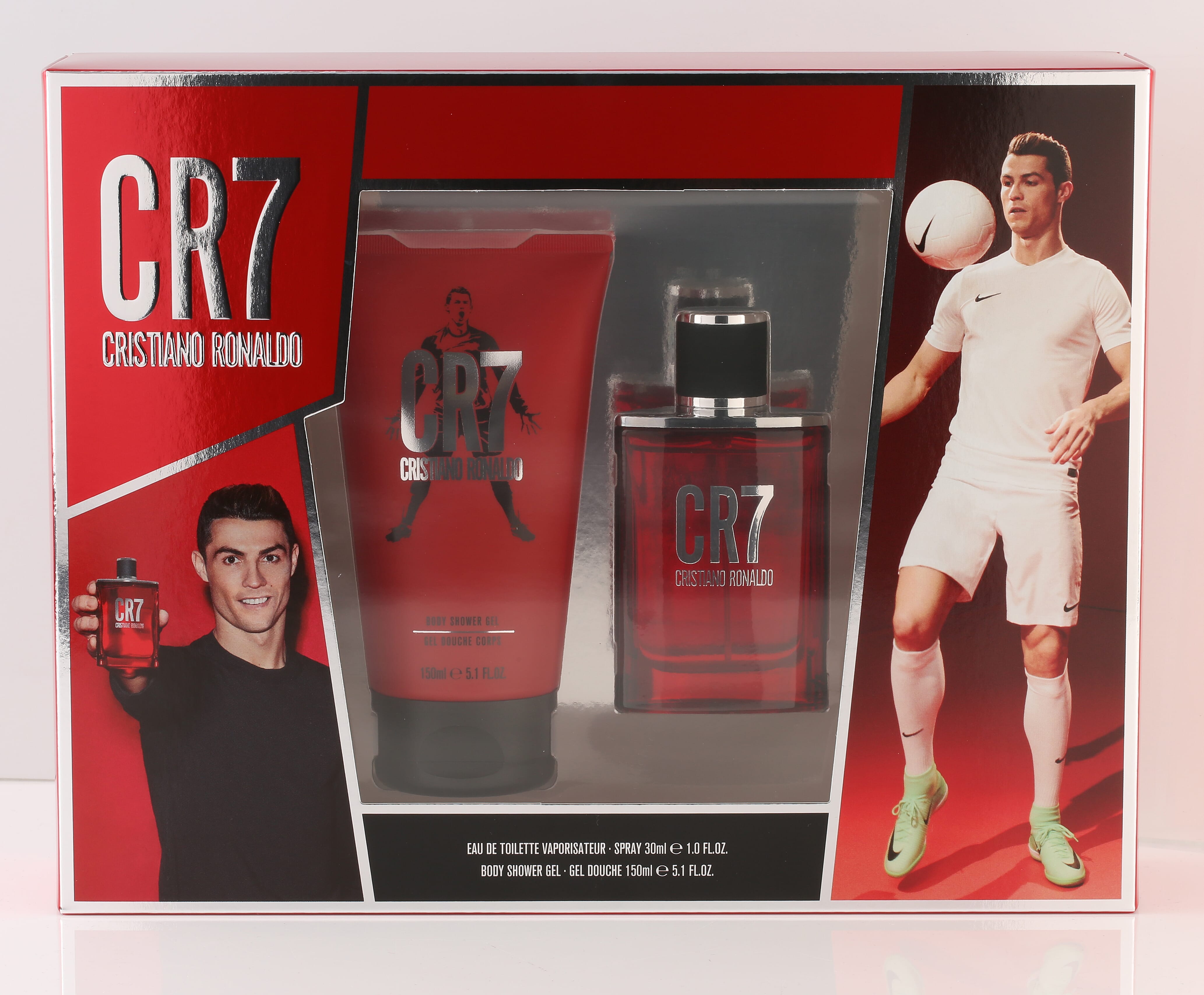 Cristiano Ronaldo: CR7 Homme Eau De Toilette - 30ml & Shower Gel -150 ml