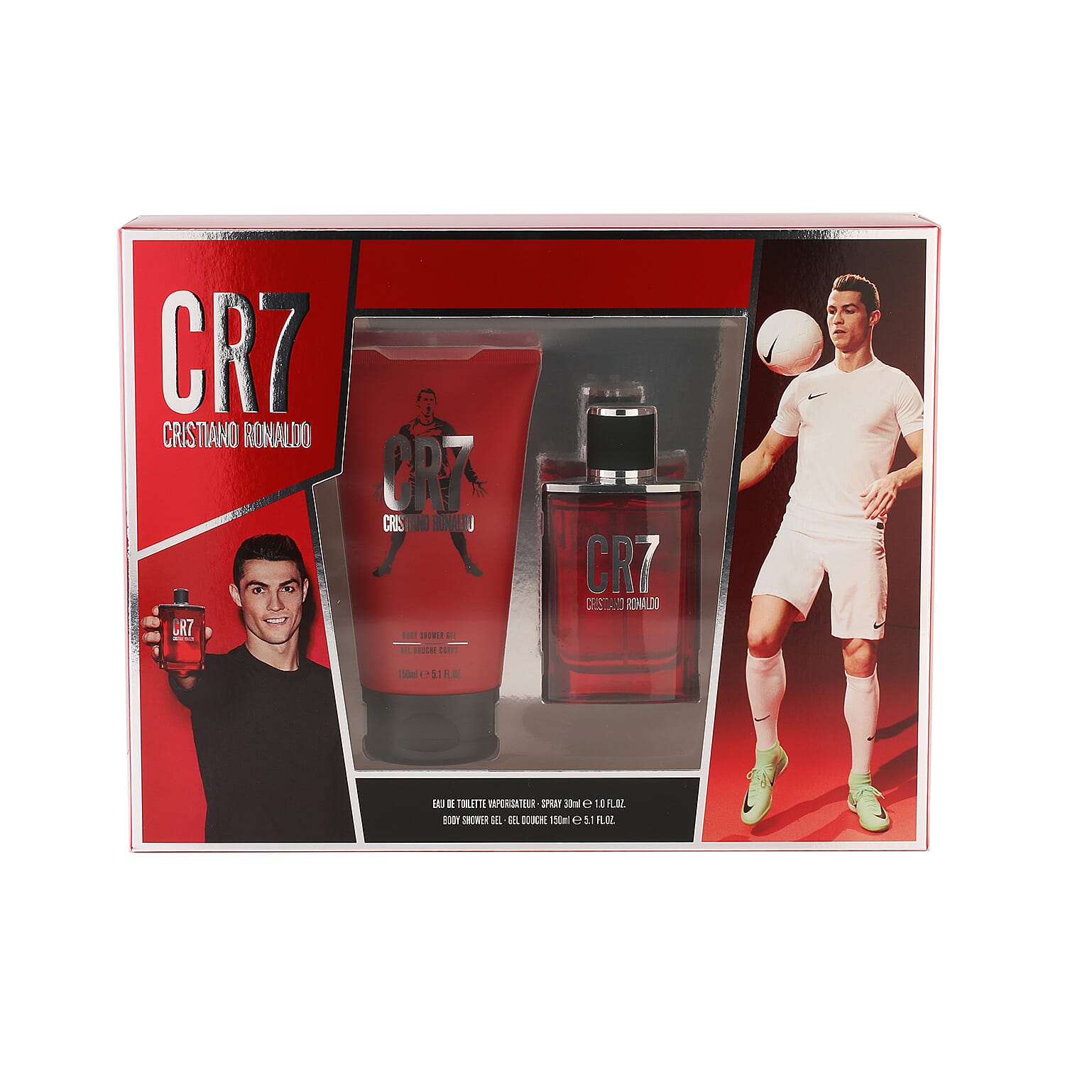 Cristiano Ronaldo: CR7 Homme Eau De Toilette - 30ml & Shower Gel -150 ml