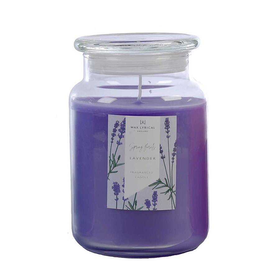 Wax Lyrical England - Lavender Large Candle Jar -  135 Hours Burn Time
