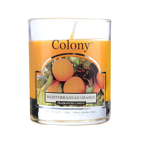 Wax Lyrical England Small Candle Jar in Mediterranean Orange 6871301