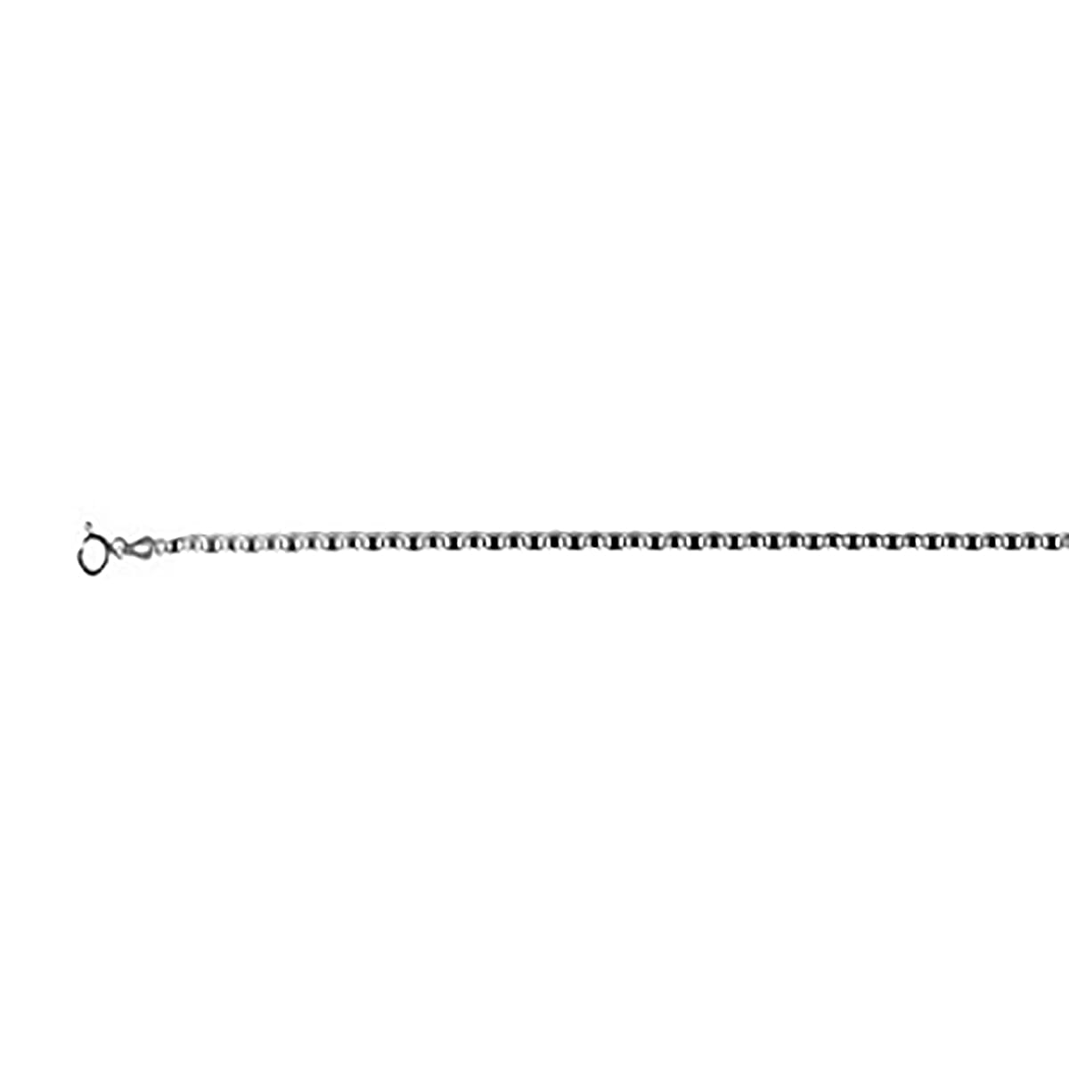 Italian Made - Sterling Silver Valentino Necklace (Size 20).Silver Wt 2.90 Gms