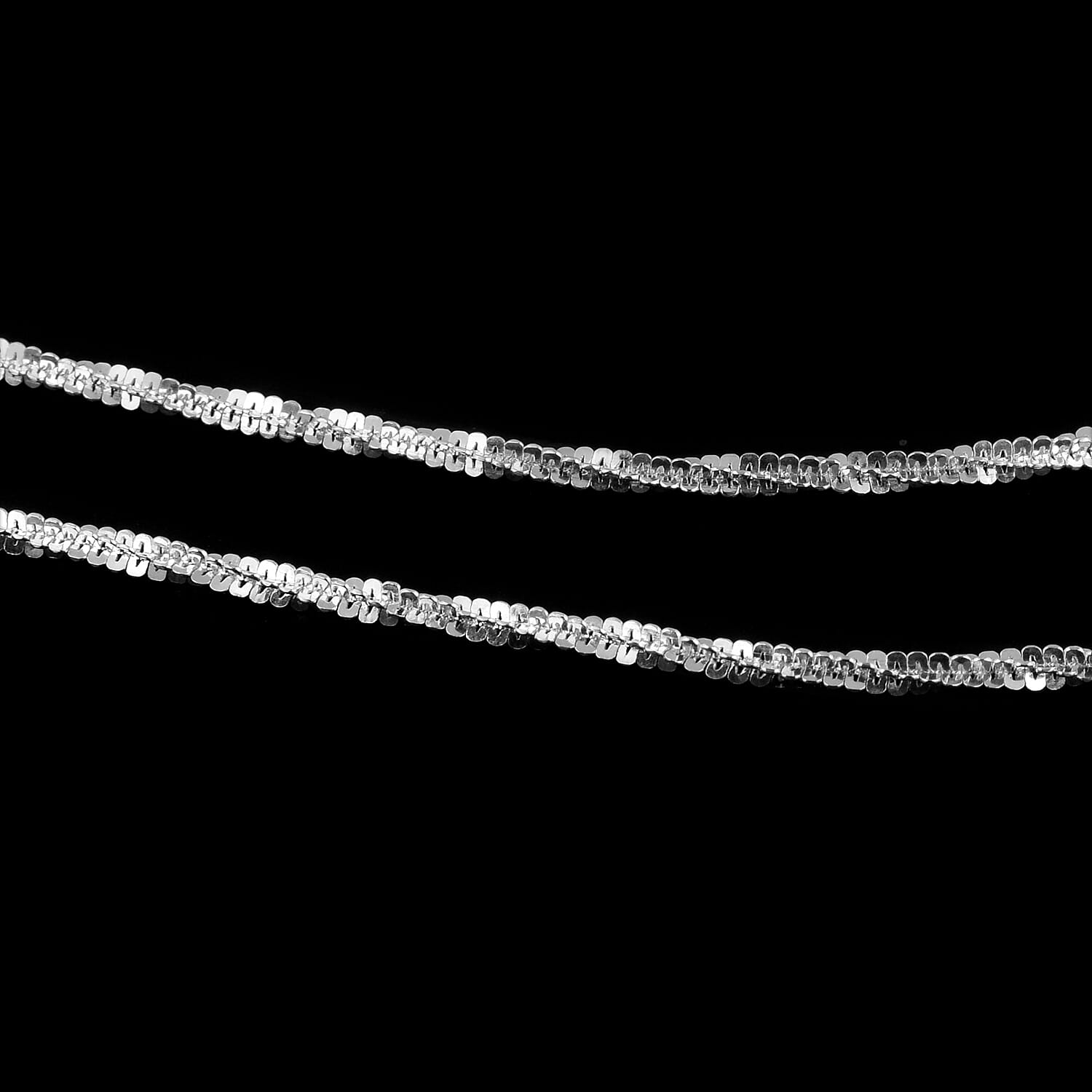 One Time Close Out Deal- Italian Made- Sterling Silver Margherita Chain (Size 36) with Lobster Clasp