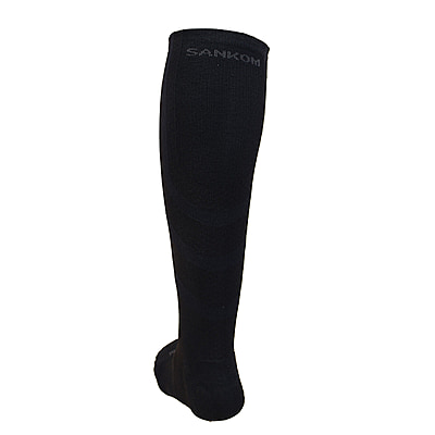 SANKOM SWITZERLAND Patent Socks - Black (Size REGULAR III- 9-12 UK