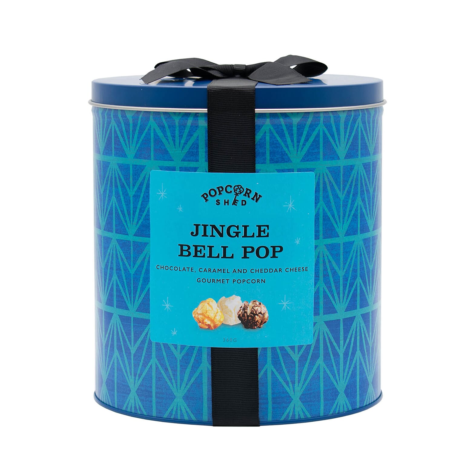 POPCORN SHED Jingle Bell Pop Gift Tin 380g